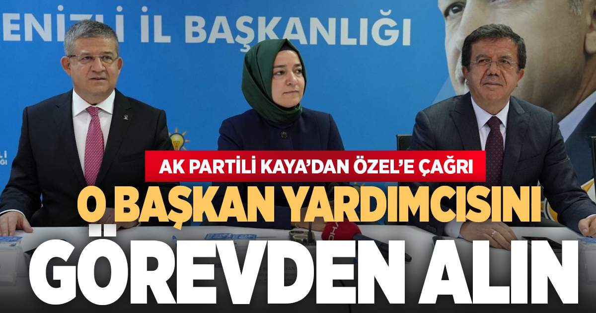 Fatma Betül Sayan Kaya: Özel gelsin Merkezefendi belediye başkan yardımcısını görevden uzaklaştırsın