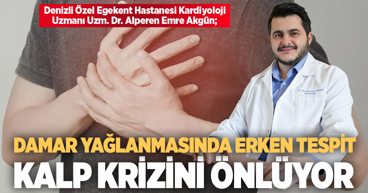 Damar yağlanmasının erken tespiti kalp krizi riskini önlüyor