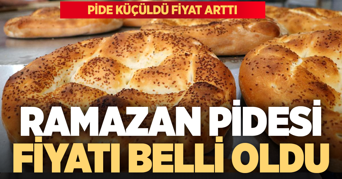 Denizli’de Ramazan pidesi küçüldü, fiyatı arttı: 250 gram 25 TL oldu