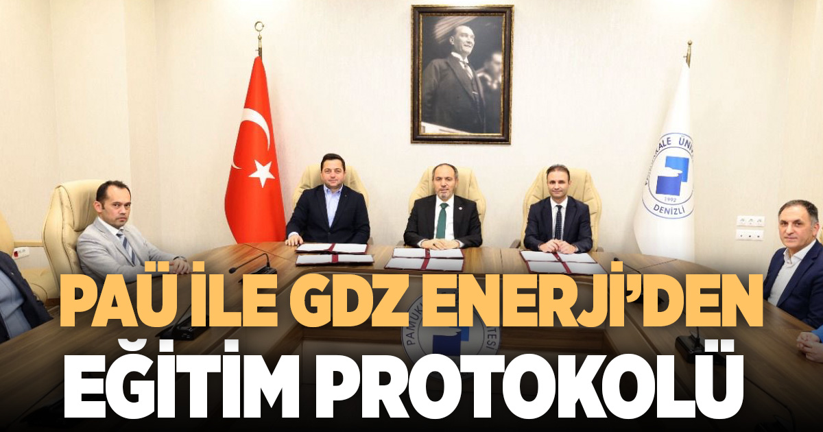 PAÜ ile GDZ Enerji Arasında Eğitim Protokolü İmzalandı