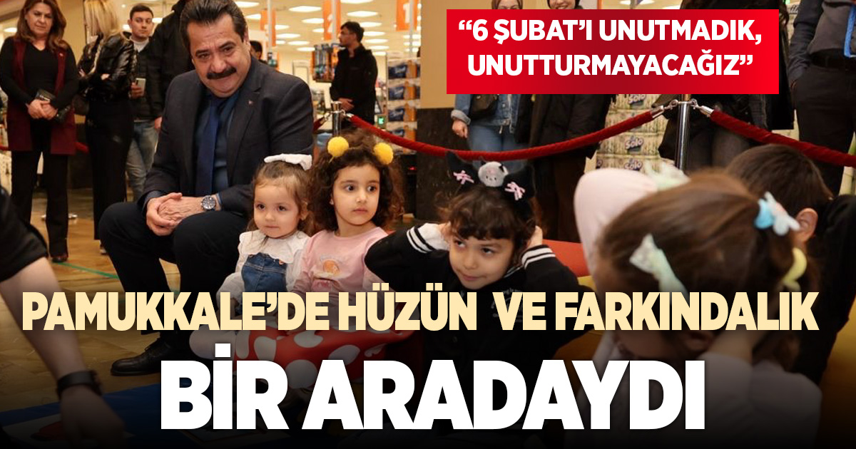 PAMUKKALE’DE HÜZÜN VE FARKINDALIK BİR ARADAYDI