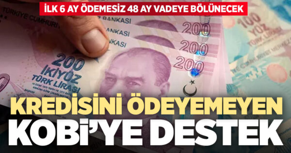KOSGEB, kredisini ödeyemeyen KOBİ’ye re-finansman desteği verecek