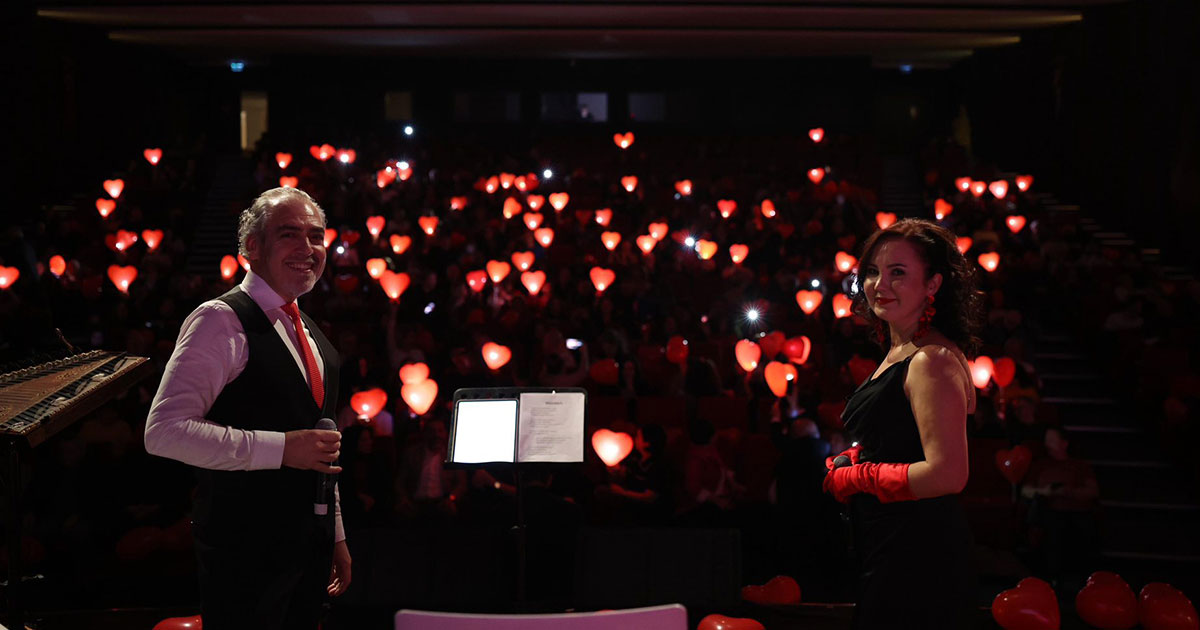 Sevgililer gününe özel konser