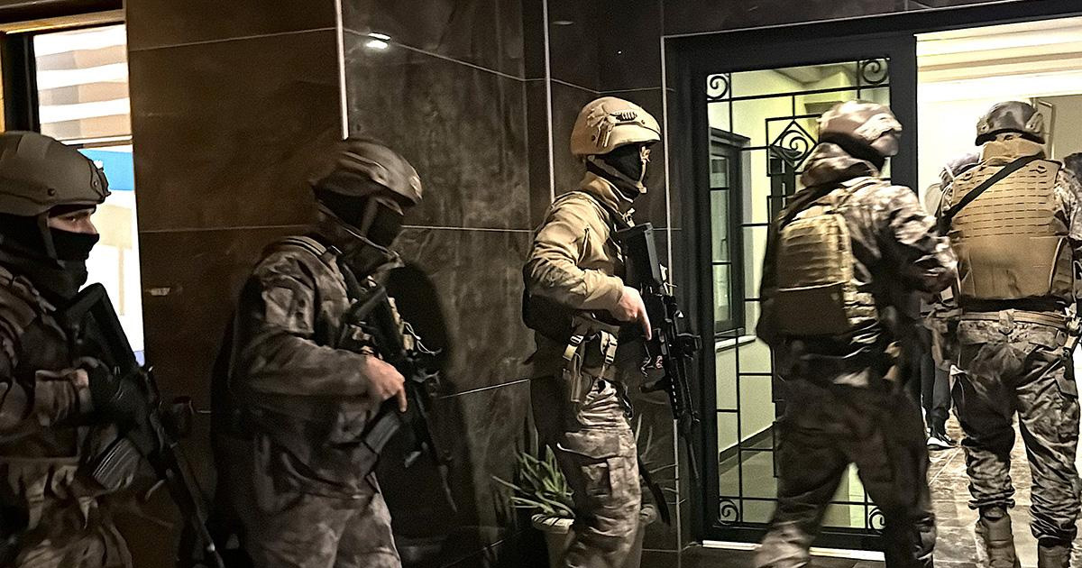 Denizli dahil 25 ilde uyuşturucu operasyonu