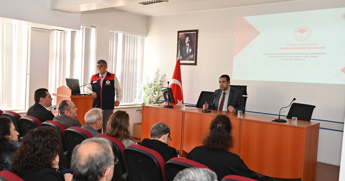 kanatlı hayvancılıkta biyogüvenlik çalışmaları sürüyor