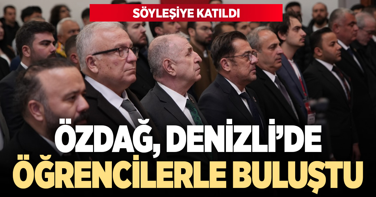 Ümit Özdağ Pamukkale Üniversitesi gençleriyle buluştu