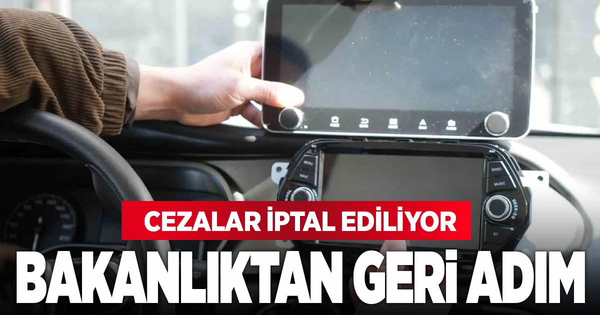 İçişleri Bakanlığı'ndan araçlarda multimedya ekran kararı