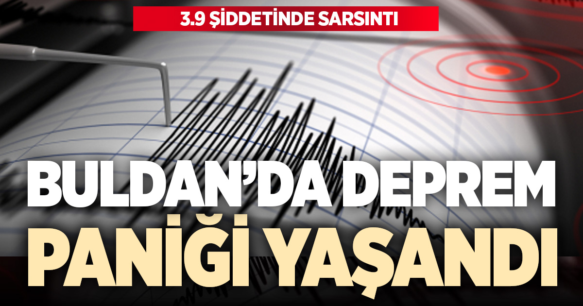 Buldan’da sabah saatlerinde deprem paniği yaşandı