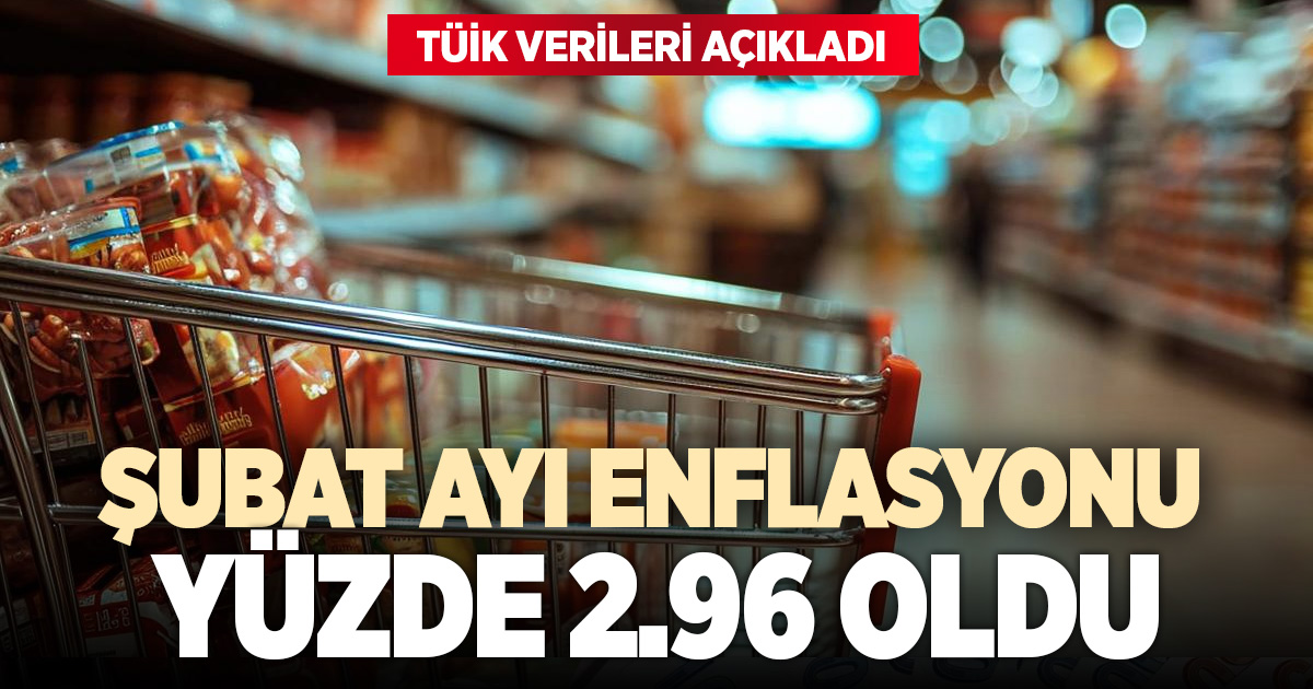 Şubat ayı enflasyon rakamları açıklandı