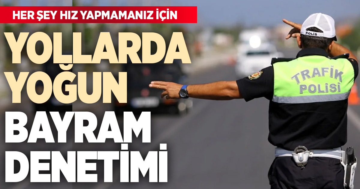 Bayramda hız yapan yandı