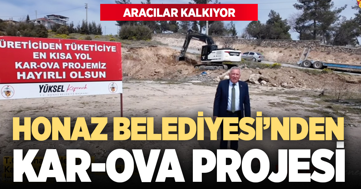 Honaz Belediyesi’nden “Kar-Ova” projesi
