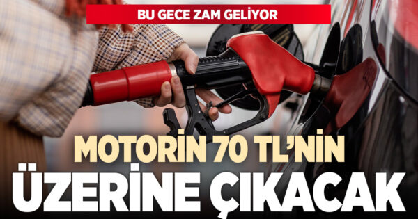 Motorine 5 TL’nin üstünde zam bekleniyor