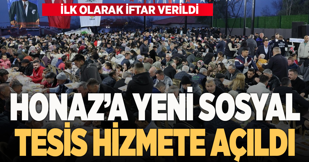 Honaz Belediyesi’nin 135’nci projesi törenle açıldı