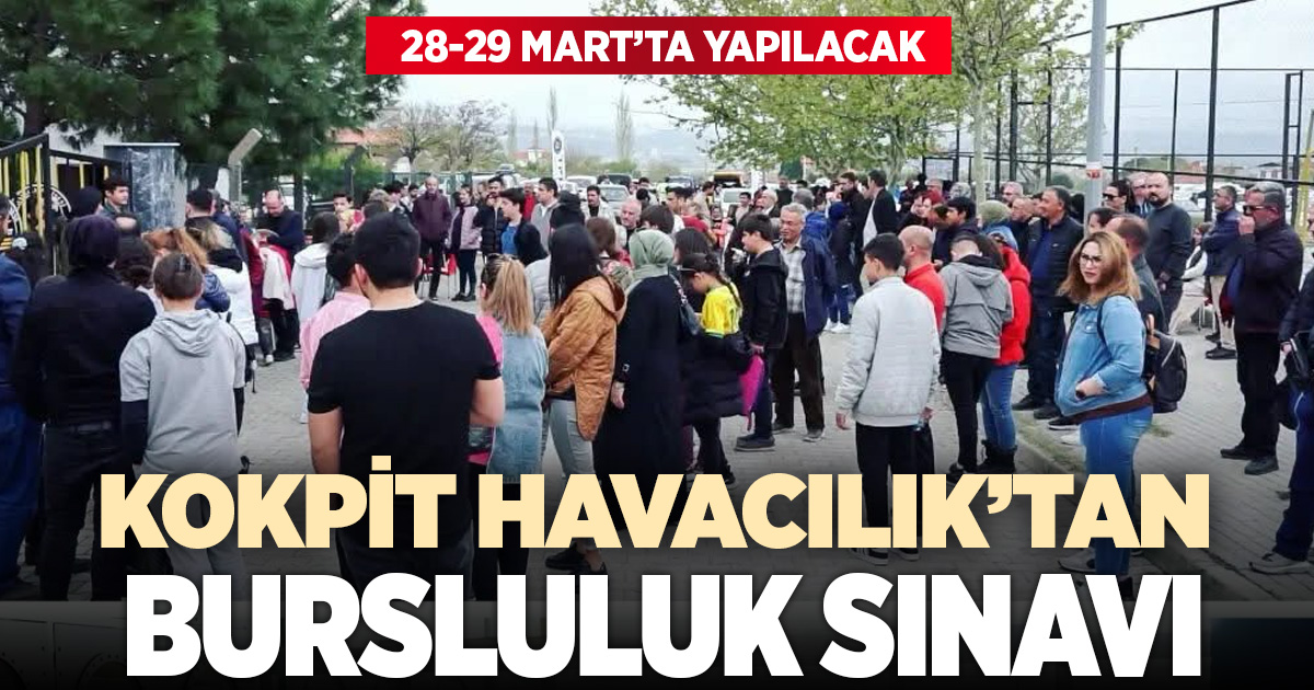 Kokpit Havacılık Lisesi’nin bursluluk sınavı 28-29 Mart’ta yapılacak