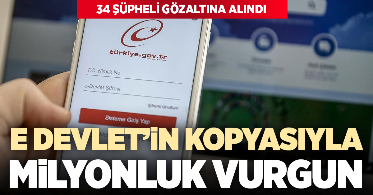 E-devlet görünümlü site üzerinden milyonluk ilk evim kampanyası dolandıcılığı