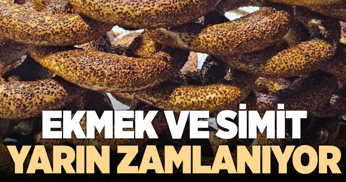 Denizli’de 1 Nisan itibariyle ekmek 17,50 TL, simit ise 20 TL’den satışa sunulacak