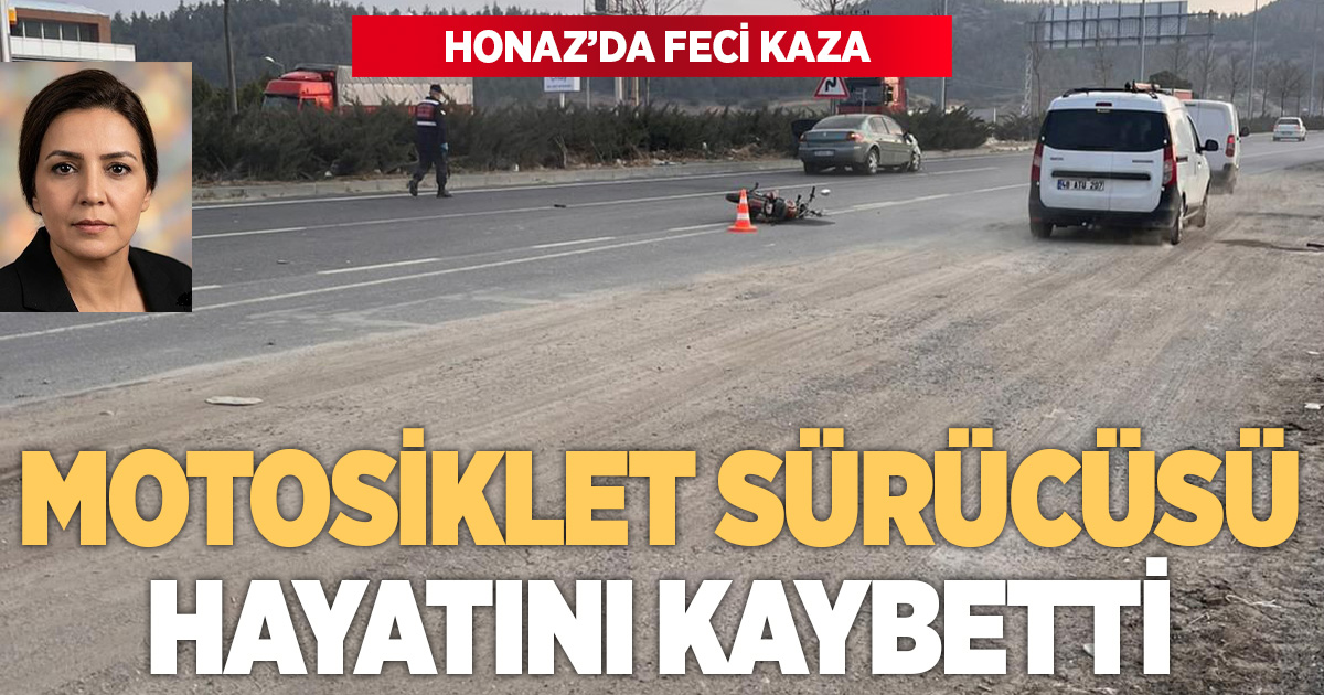 Otomobil ile çarpışan motosikletin sürücüsü hayatını kaybetti
