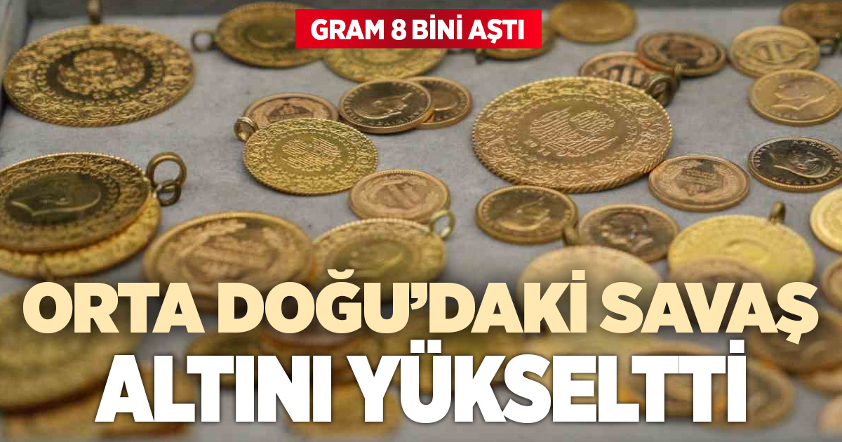 Altın fiyatları jeopolitik gerilimle yükselişte