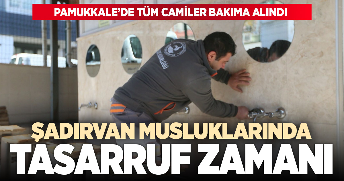 Başkan Ertemur’dan ibadethanelere “sıfır sızıntı” talimatı