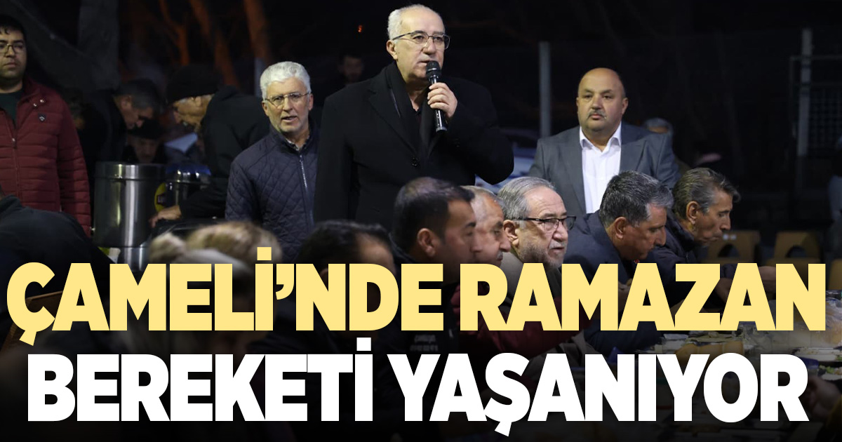Çameli’de Ramazan bereketi paylaşılmaya devam ediyor