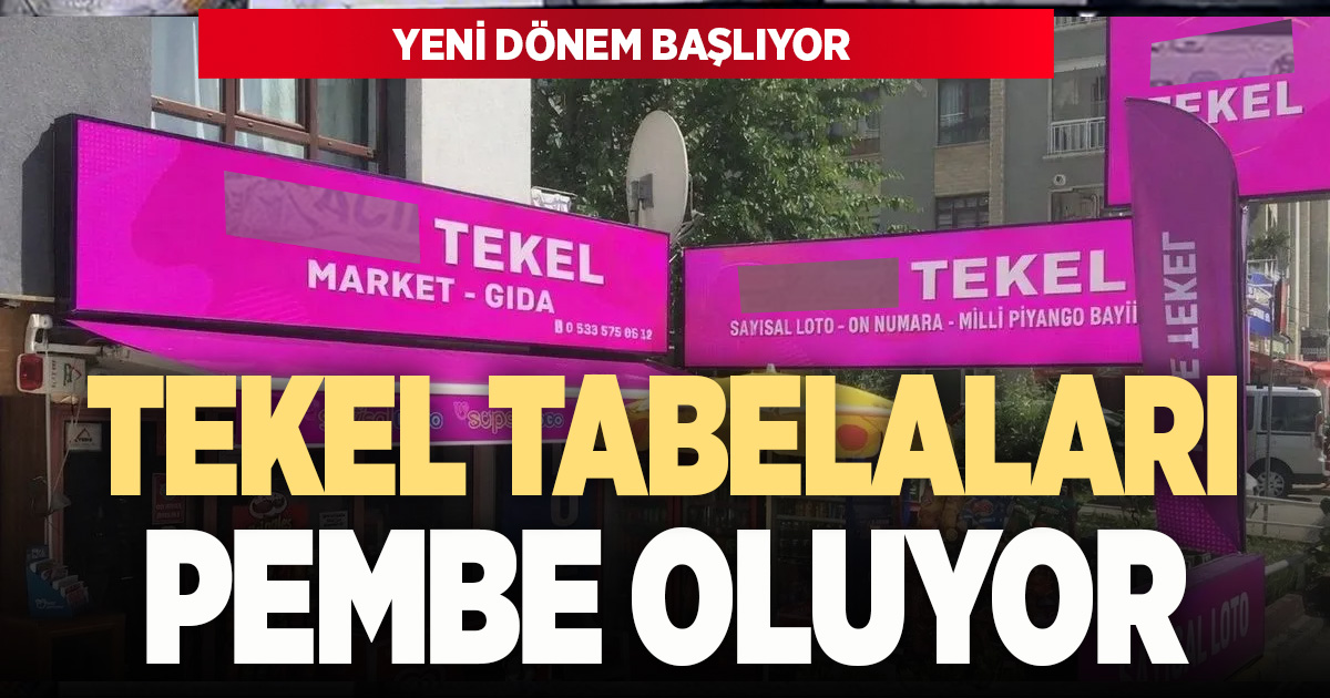 Tekel bayilerinde pembe dönem başlıyor
