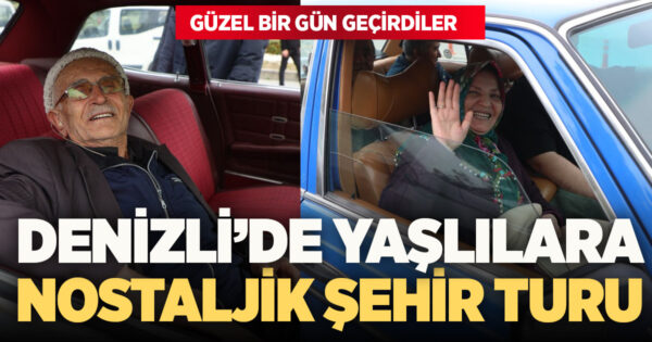 Yaşlılar haftasında nostaljik tur keyfi
