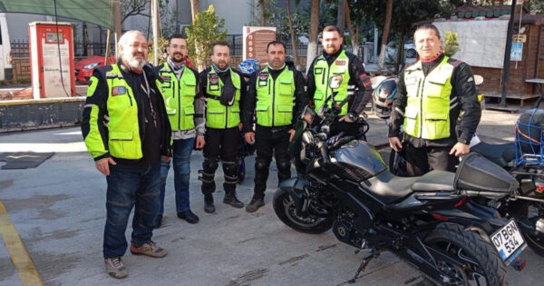 Buldanlı motosikletçilerden ‘Güvenli Sürüş’ çıkarması