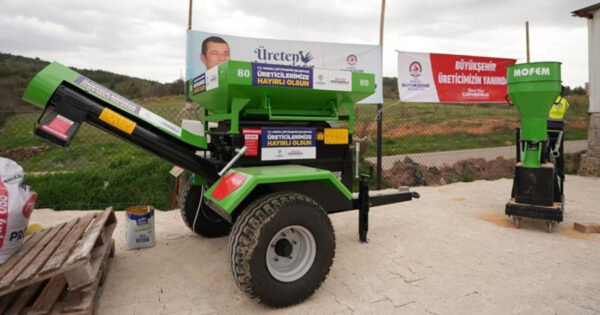 Bekilli’ye tarımsal makine desteği