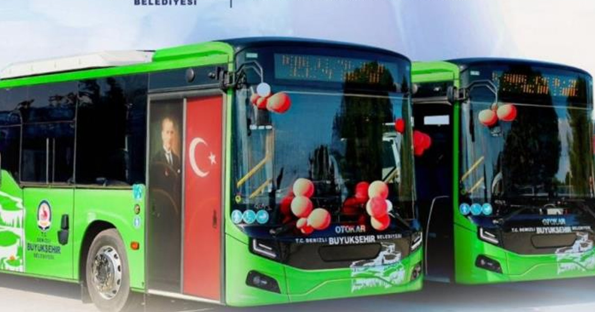 Denizli'de toplu ulaşım 23 Nisan’da ücretsiz olacak
