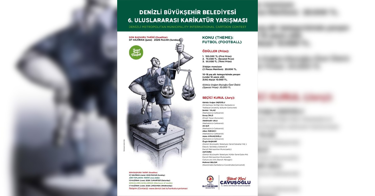 Büyükşehirin uluslararası karikatür heyecanı başladı