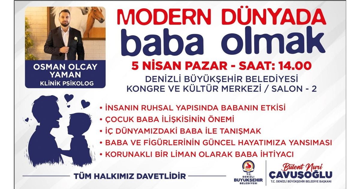 Denizli’de babalara özel seminer