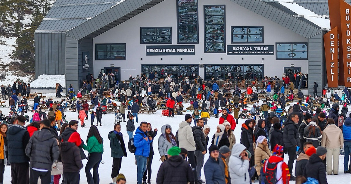 Denizli Kayak Merkezi sezonu kapattı