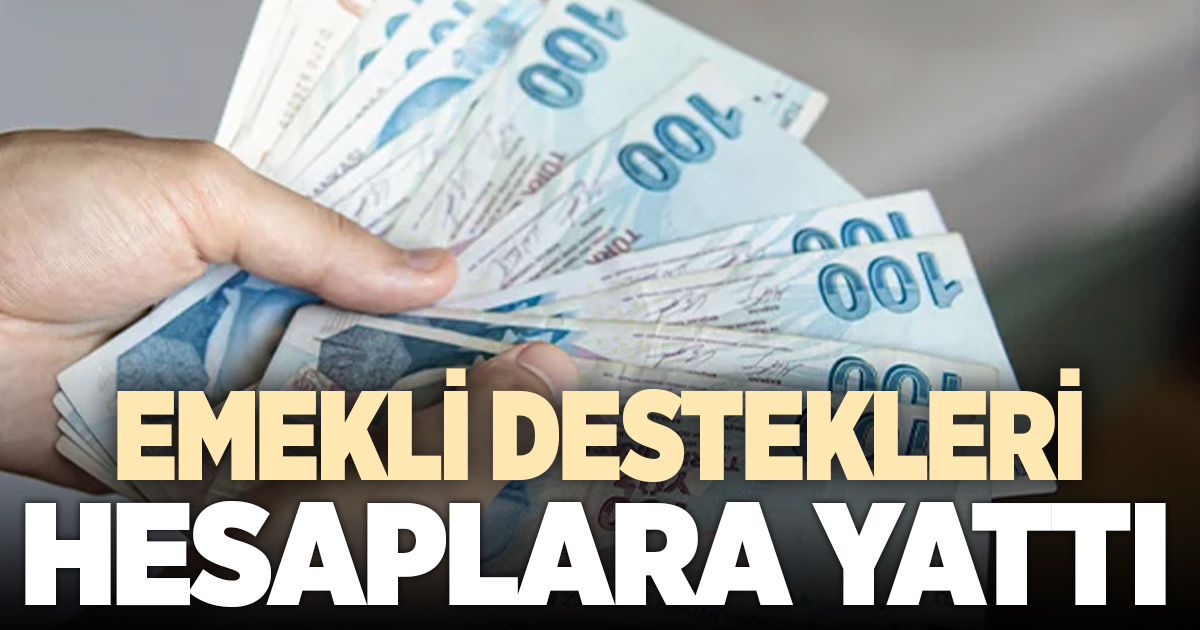 Denizli Büyükşehir’in emekli desteği hesaplara yattı