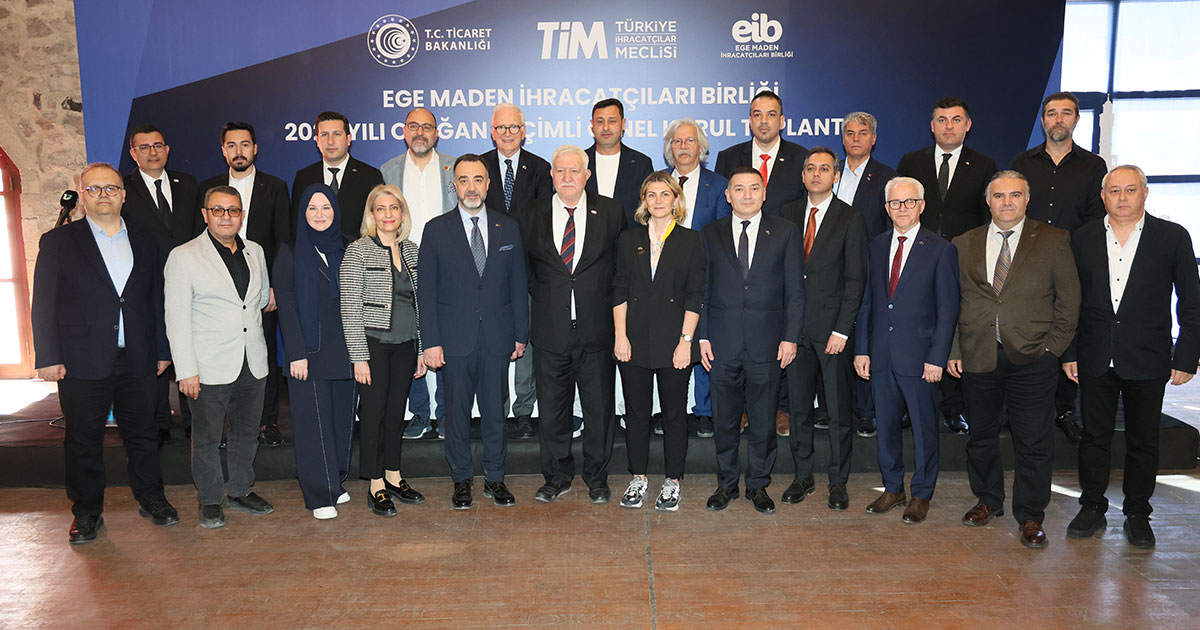 Ege Maden İhracatçıları Birliği yönetimine Denizli’den bir isim