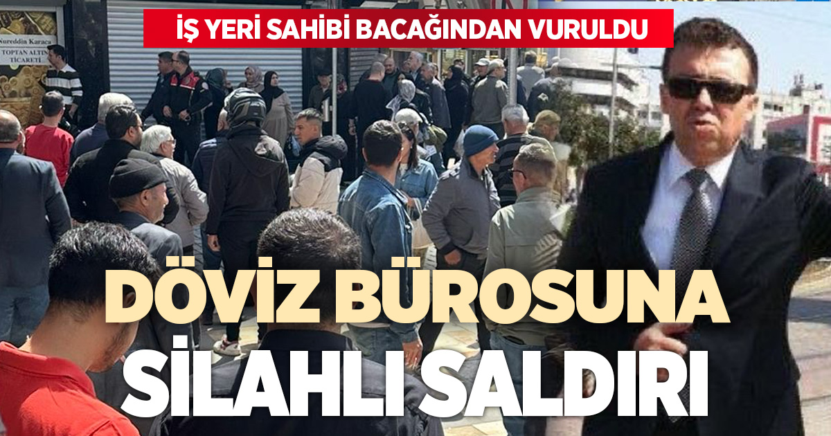 Bayramyeri’nde döviz bürosuna silahlı saldırı