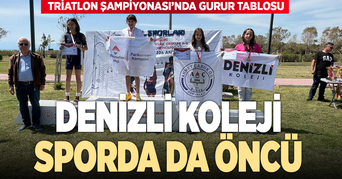 ​DENİZLİ KOLEJİ SPORDA DA ÖNCÜ: TRİATLON ŞAMPİYONASI’NDA GURUR TABLOSU