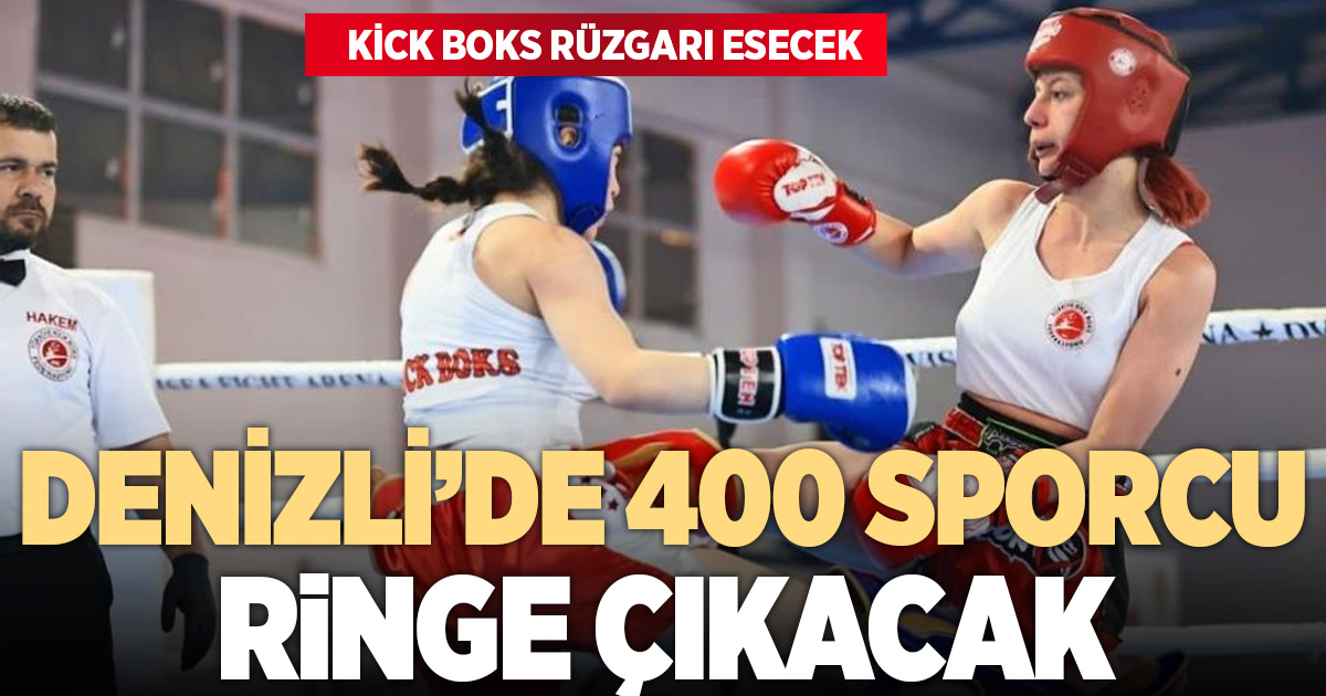 Denizli’de 400 sporcu ringe çıkacak