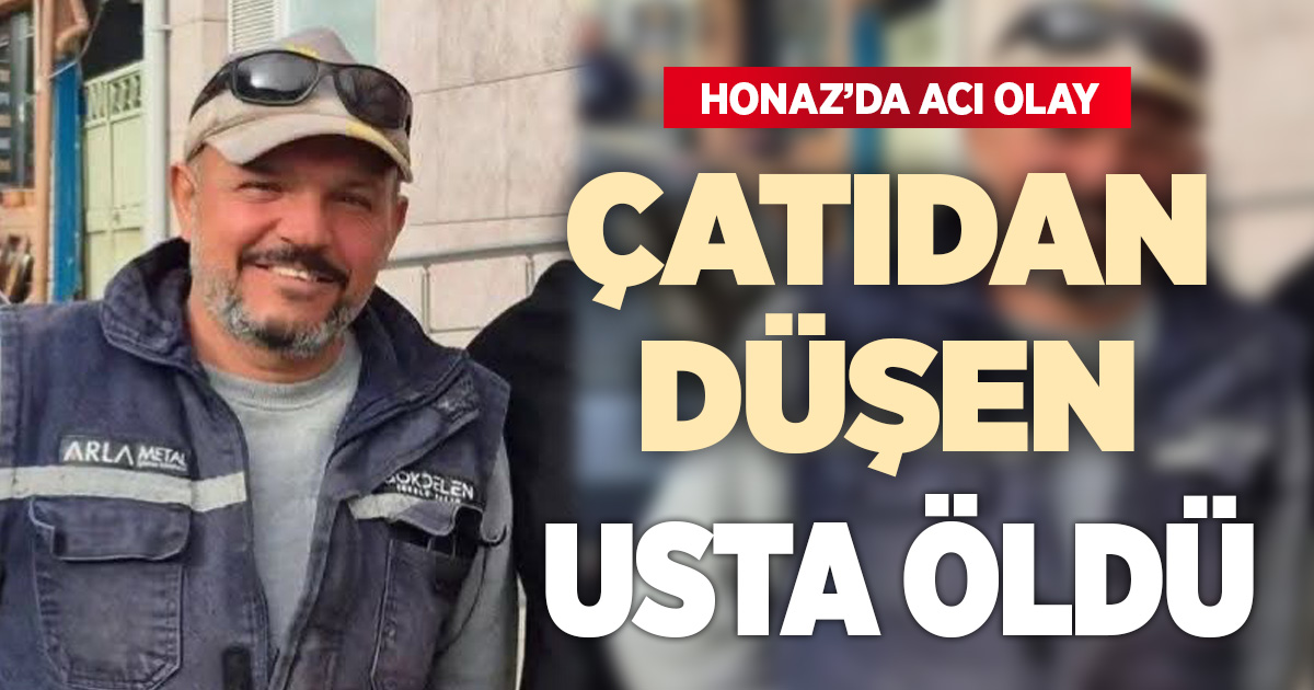 Denizli'de fabrikanın çatısından düşen usta öldü