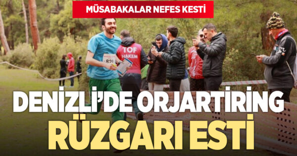 Oryantiring Türkiye Şampiyonası Denizli’de gerçekleşti