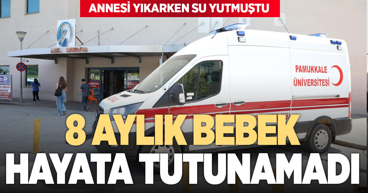 8 AYLIK BEBEK HAYATA TUTUNAMADI