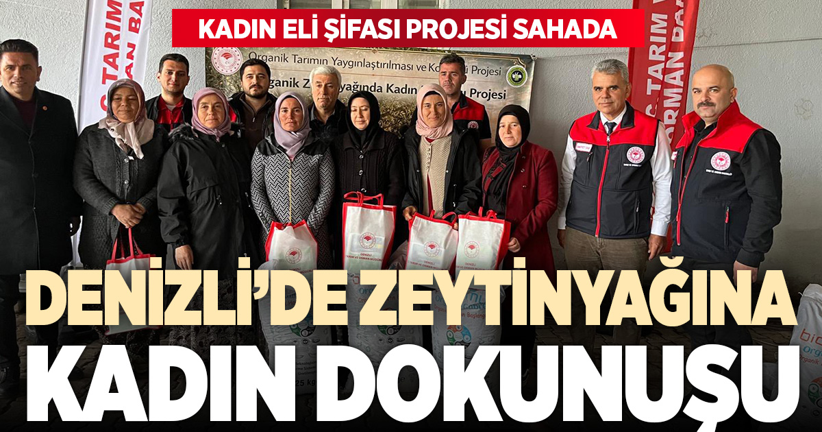 Kale’de organik zeytinyağına kadın dokunuşu