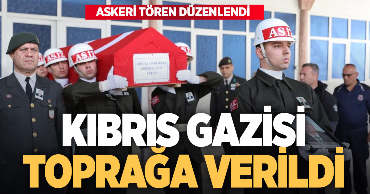 Denizlili Kıbrıs gazisi son yolculuğuna uğurlandı