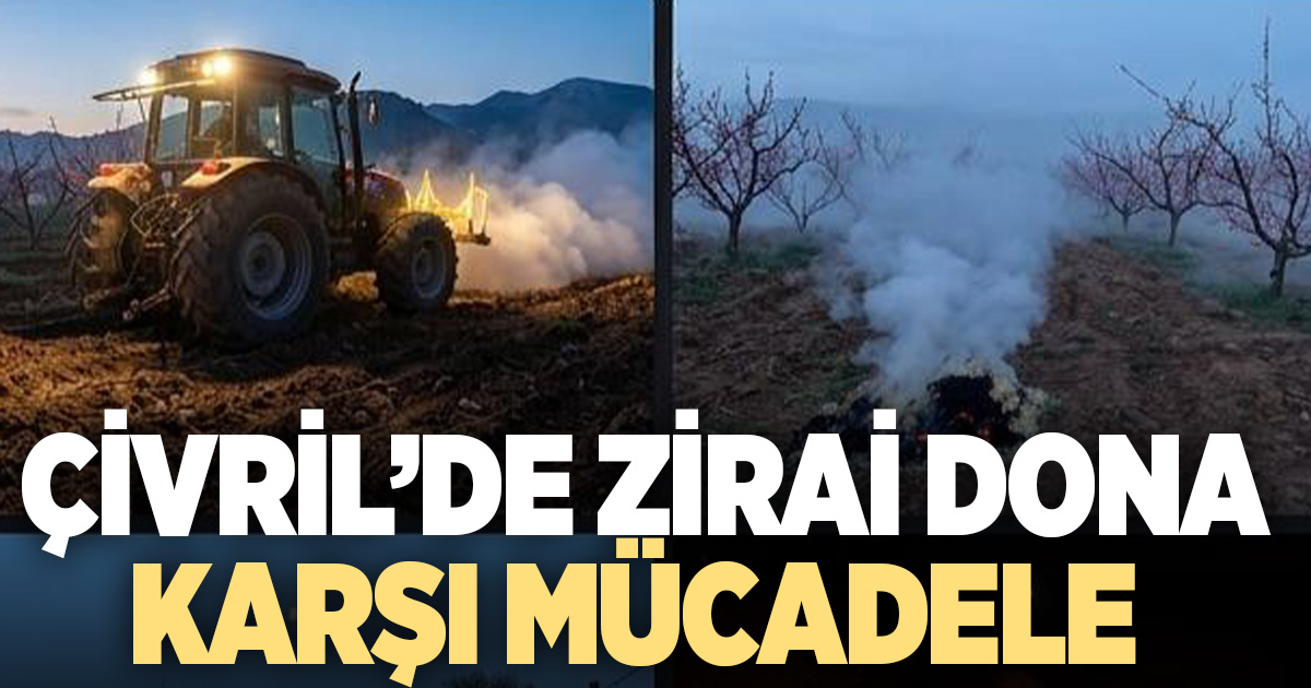 Çivril’de zirai dona karşı mücadele sürüyor