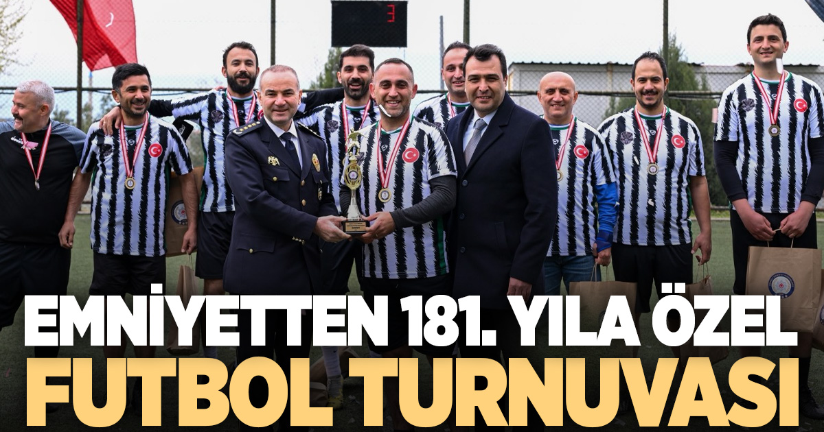 Denizli Emniyeti’nde futbol heyecanı