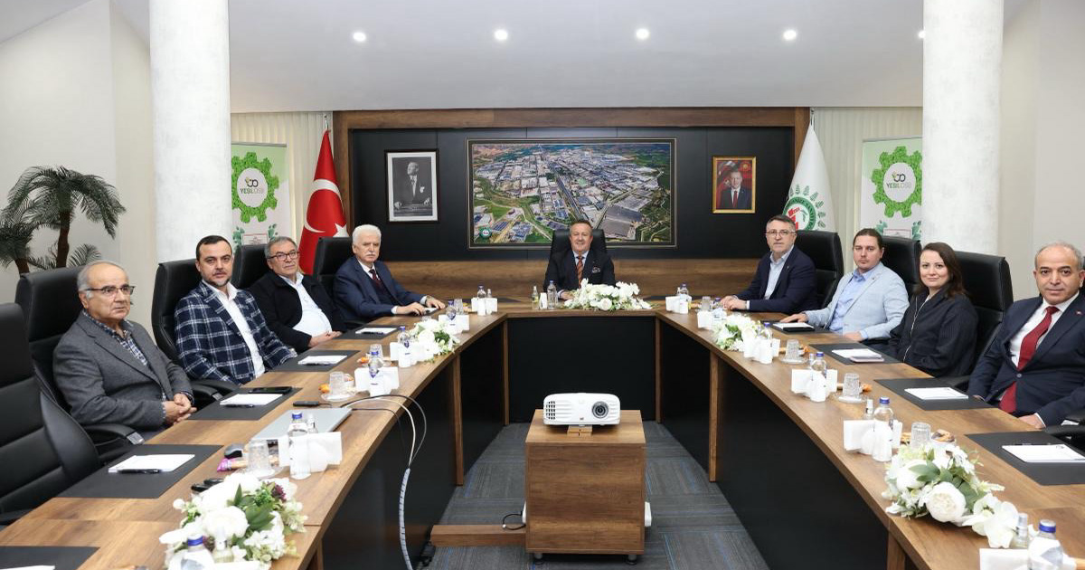 DENİZLİ TİCARET BORSASI YÖNETİMİNDEN DENİZLİ OSB YÖNETİMİNE TEBRİK ZİYARETİ