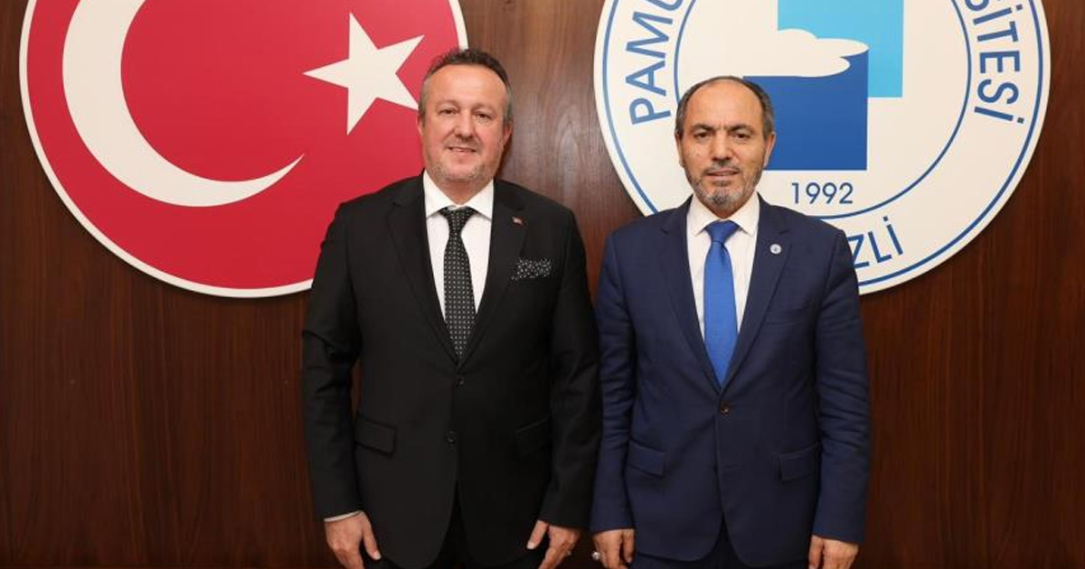 Denizli OSB Yönetimi, Rektör Mahmud Güngör’e ziyaret etti