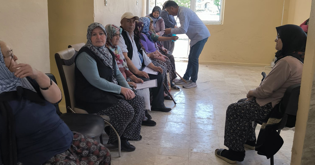 Aşağıçeşme’de sağlık bilgilendirmesi ve tarama çalışması