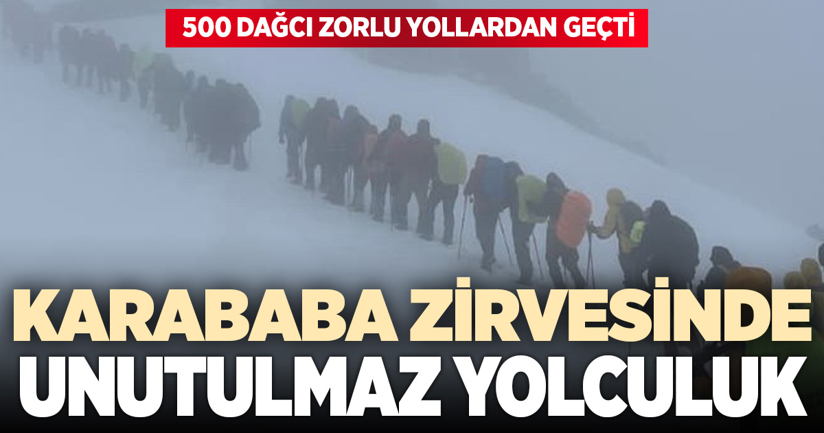 KARABABA ZİRVESİNDE ŞENLİK