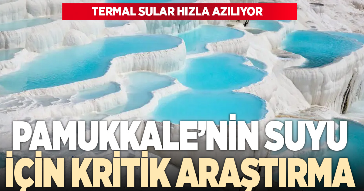 Turizm Fakültesi öğretim üyelerinden Pamukkale’nin termal suları için kritik araştırma