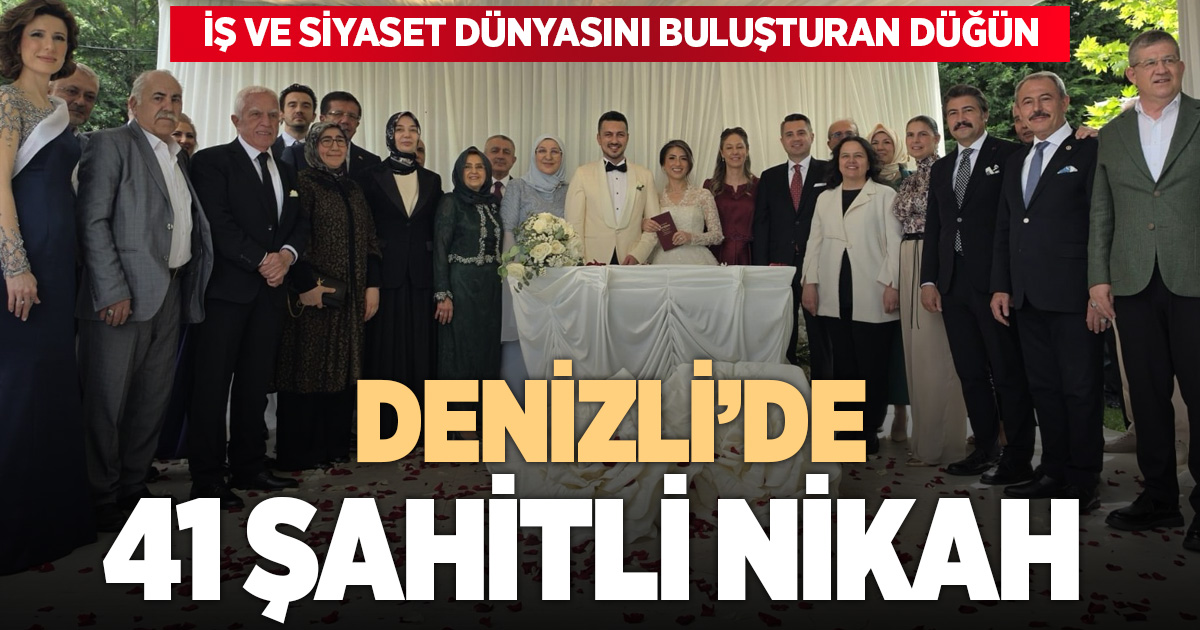 41 ŞAHİTLİ NİKÂH